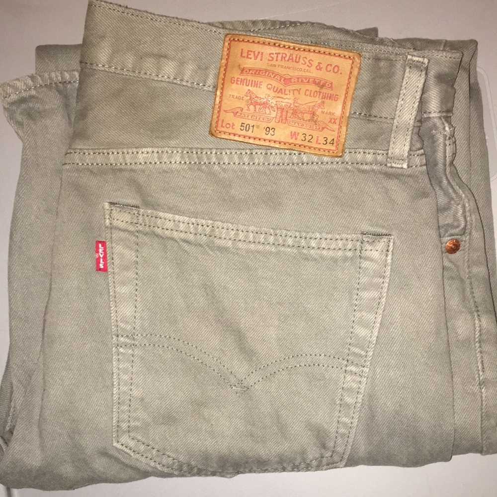 Mens 501 Levi’s Strauss ‘93 Originals (Grey)